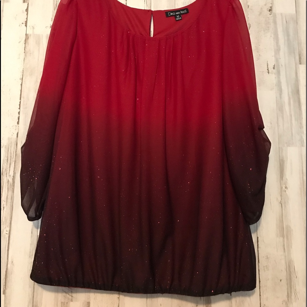 😍🛍👠Dina and Ariel Beautiful red top!